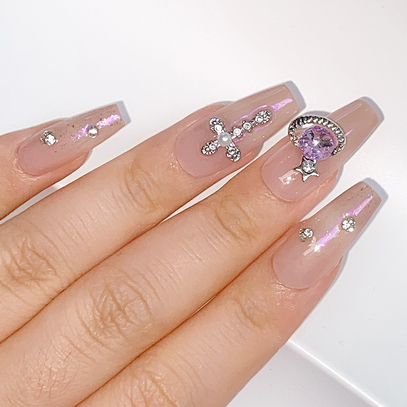 TSZS 10PCS/Lot Metal Small Pla - Nail Art Lotso ulasan dan harga