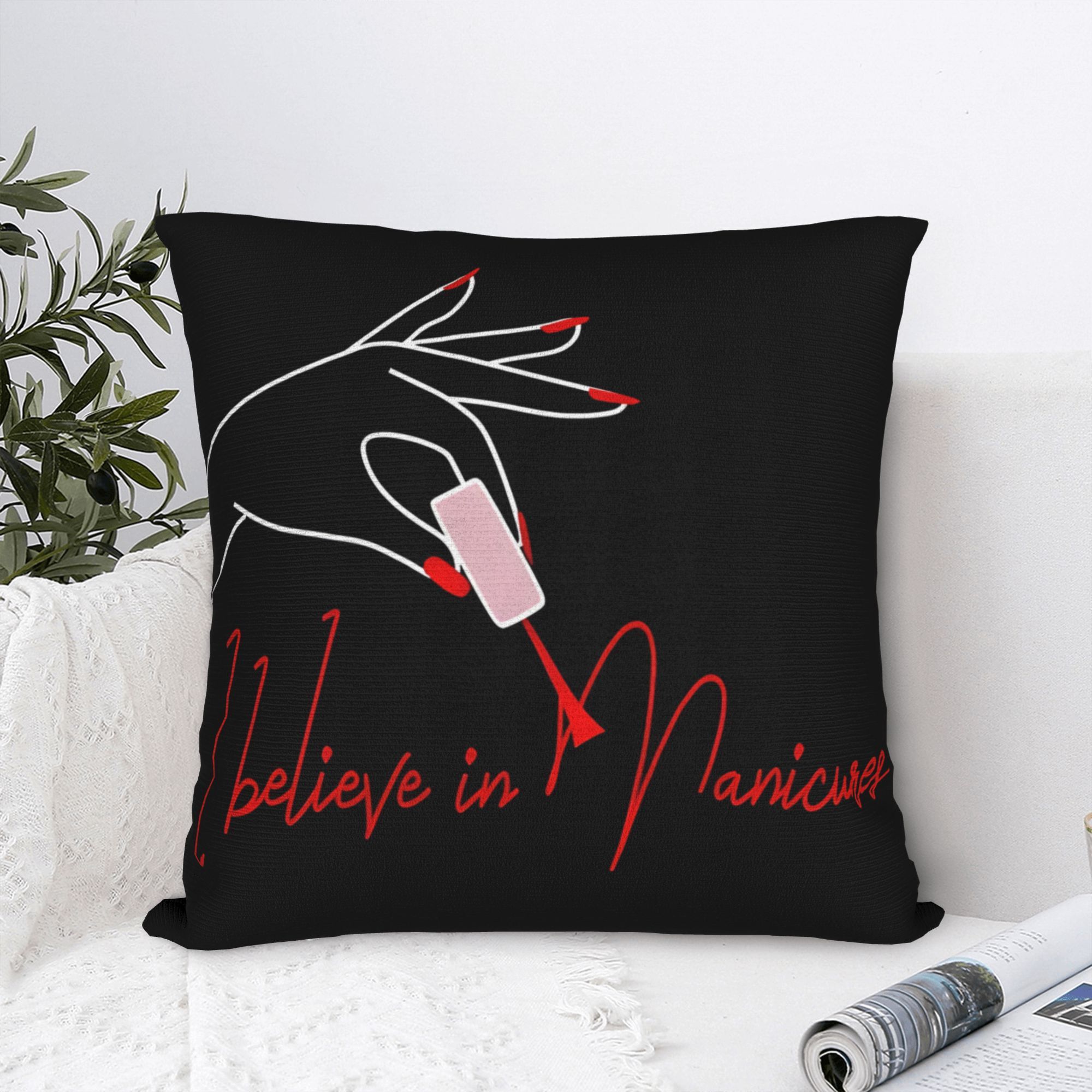 Funny Manicure Nail Art Pillow - Nail Art Quotes Funny ulasan dan harga