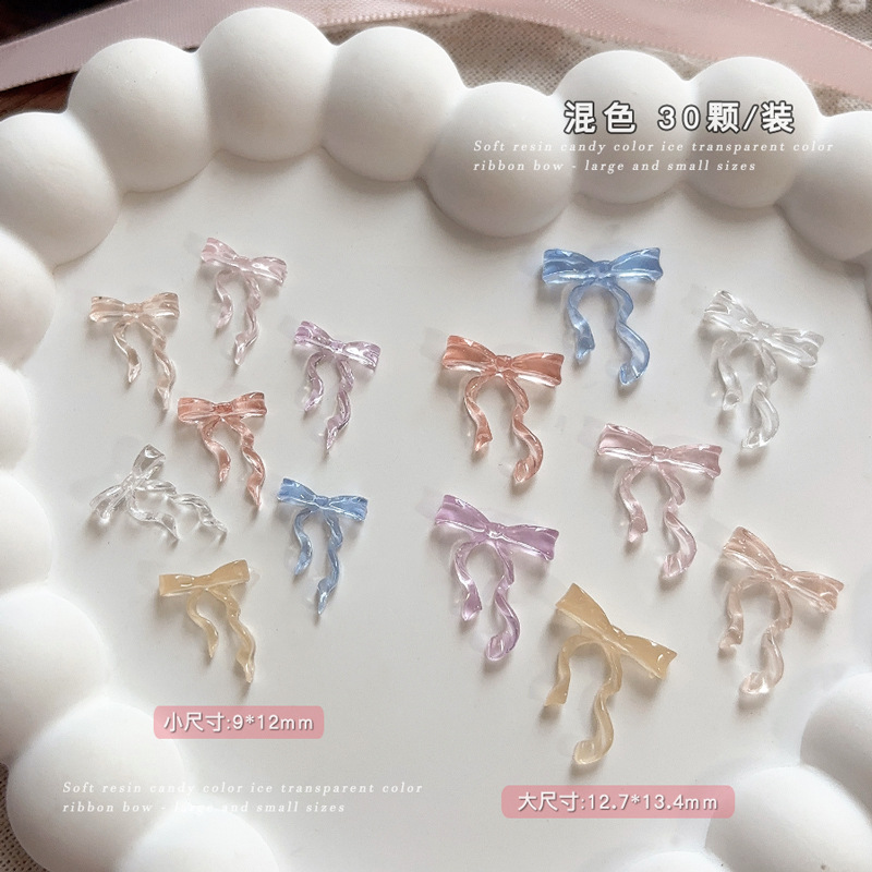 30PCS Fairy Ice Transparent Pi - Nail Art Lotso ulasan dan harga