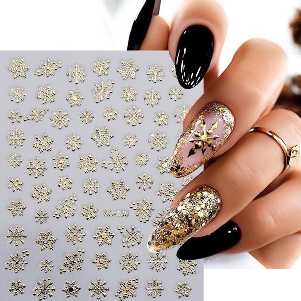 Christmas Nail Art Stickers Na - Nail Art Xmas Design ulasan dan harga