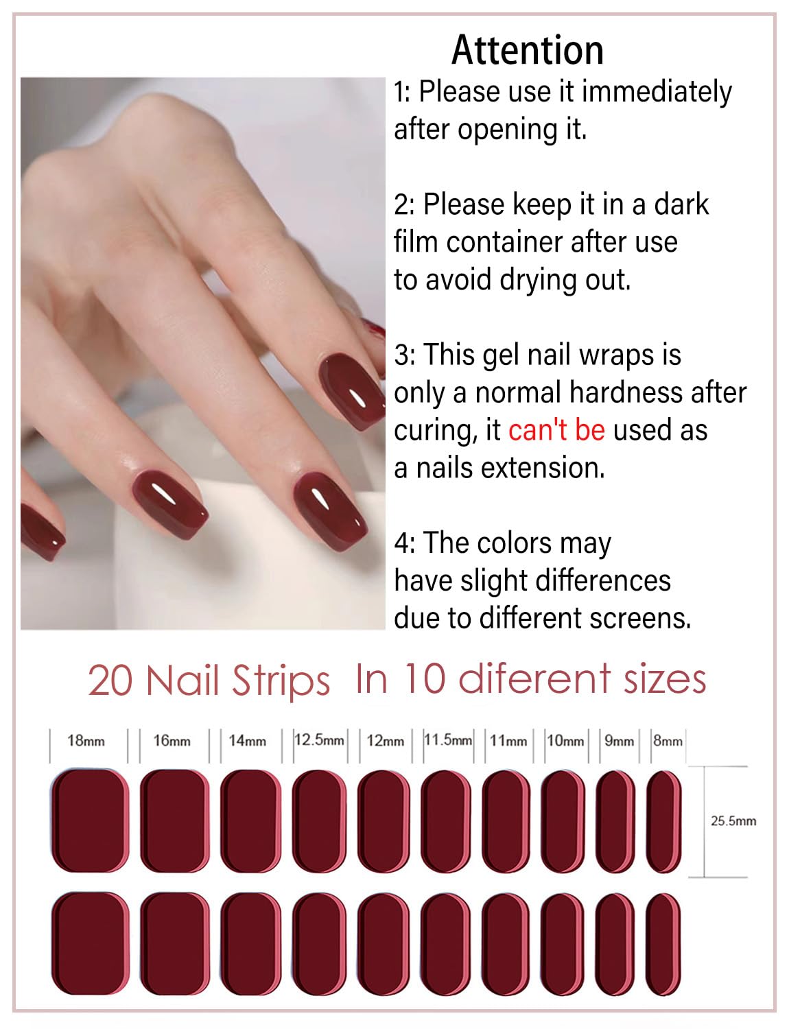 20/22Tips UV Semi cured Gel Na - Nail Art Xmas Design ulasan dan harga