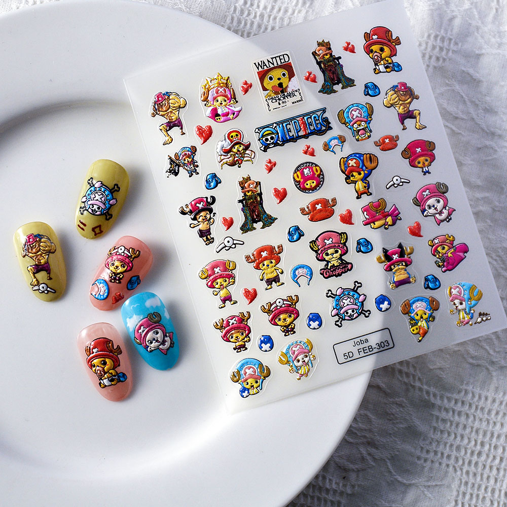 1PCS One Piece Cartoon Nail St - Nail Art Zoro One Piece ulasan dan harga