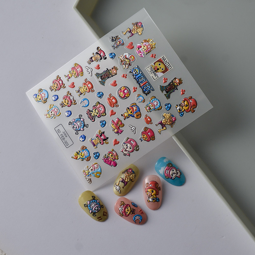 1PCS One Piece Cartoon Nail St - Nail Art Zoro One Piece ulasan dan harga