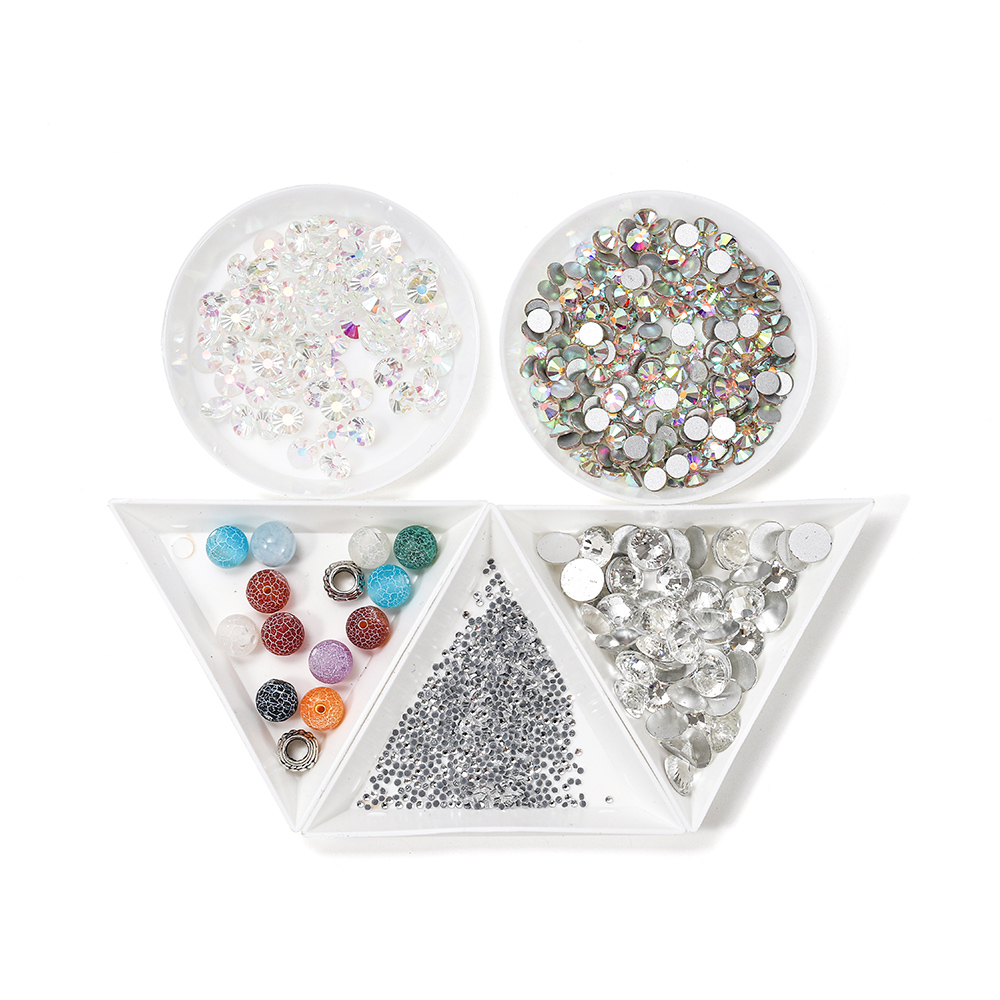 10Pcs/lot Plastic Round Triang - Nail Art Lotso ulasan dan harga