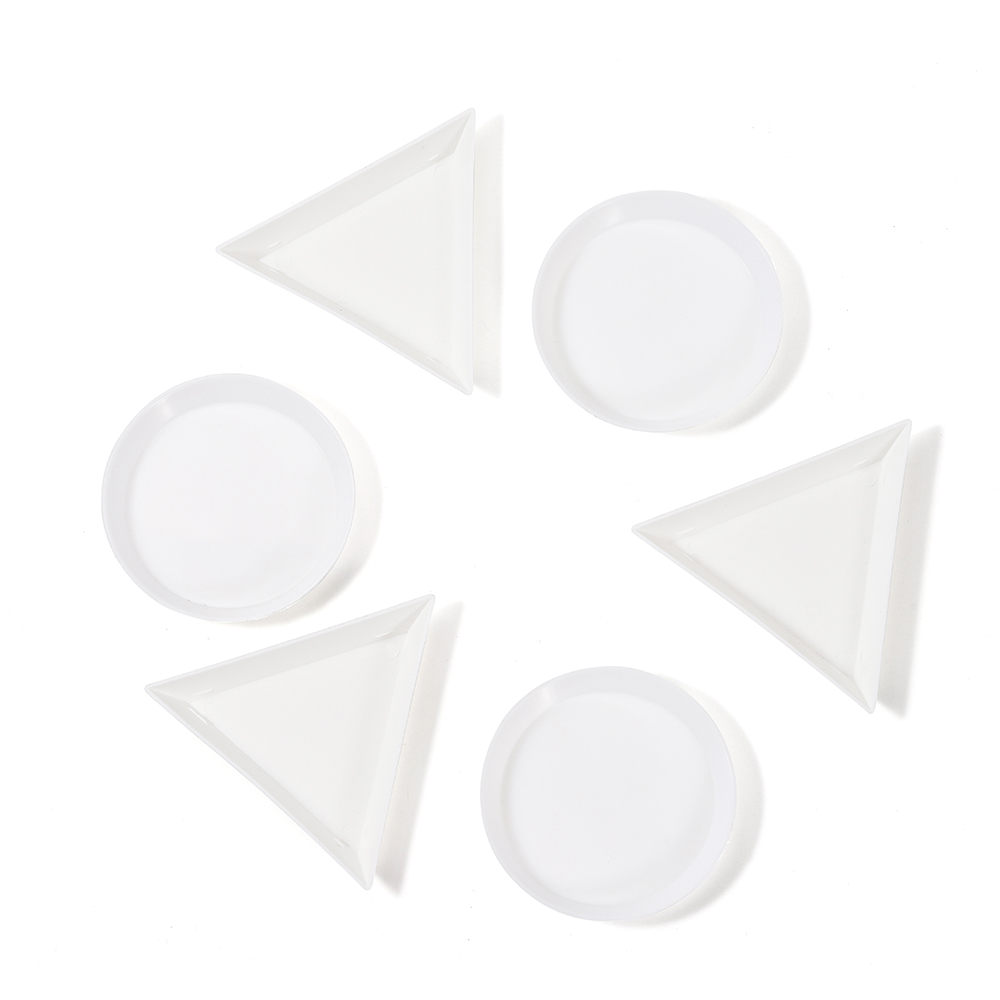 10Pcs/lot Plastic Round Triang - Nail Art Lotso ulasan dan harga